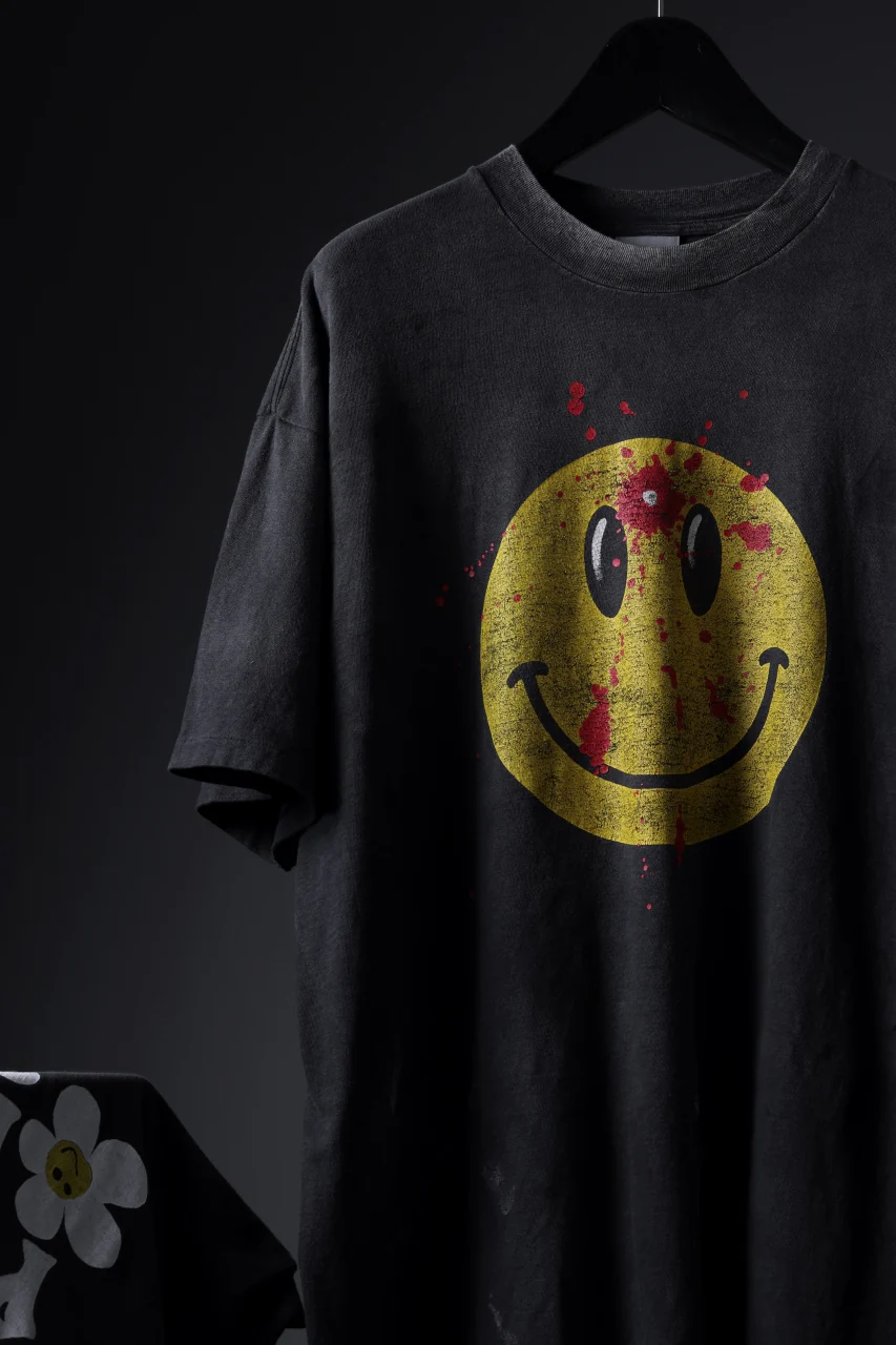 READYMADE S/S SMILE T-SHIRT (BLACK) - Image 36