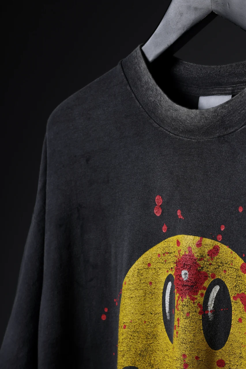 READYMADE S/S SMILE T-SHIRT (BLACK) - Image 39