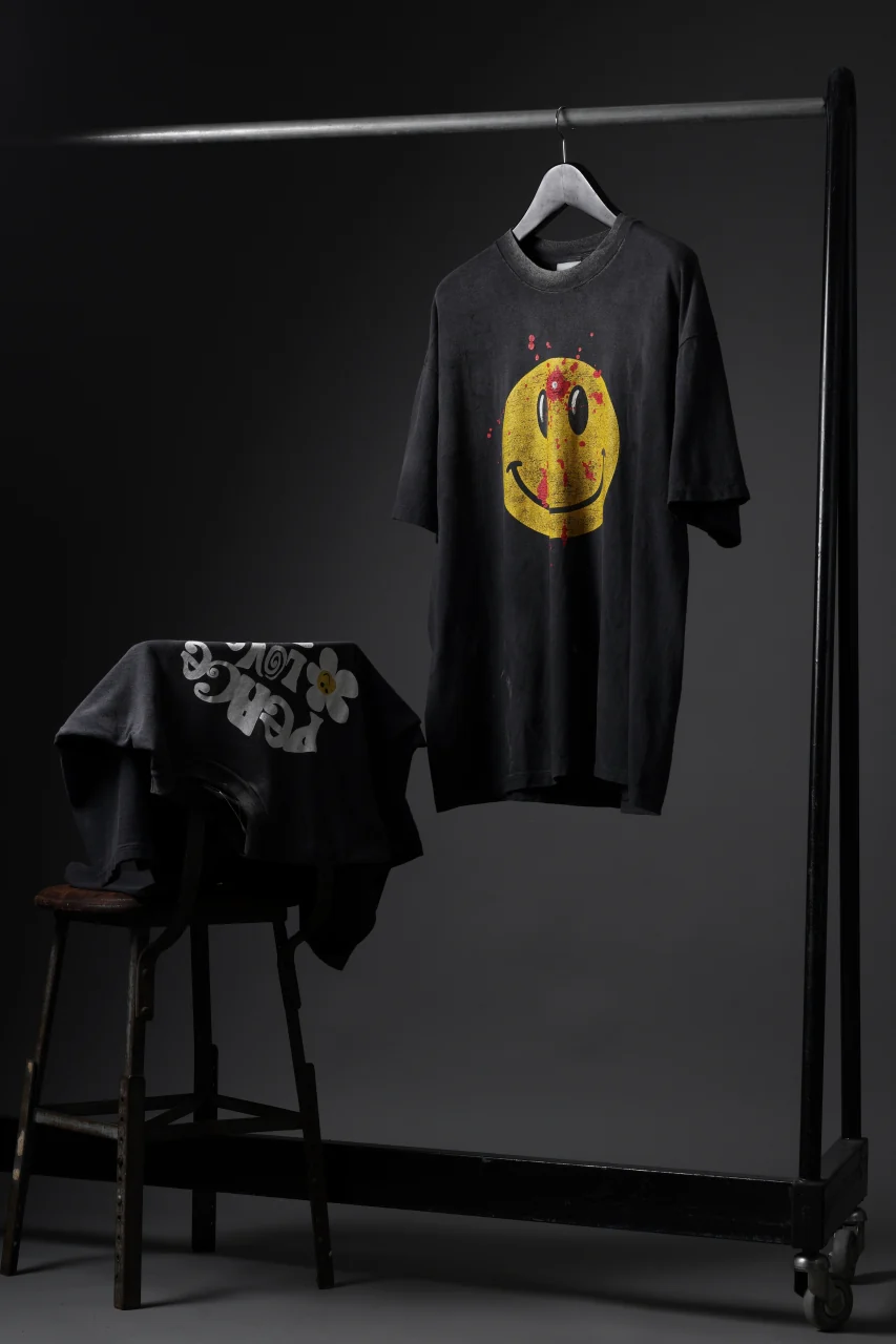 READYMADE S/S SMILE T-SHIRT (BLACK) - Image 41