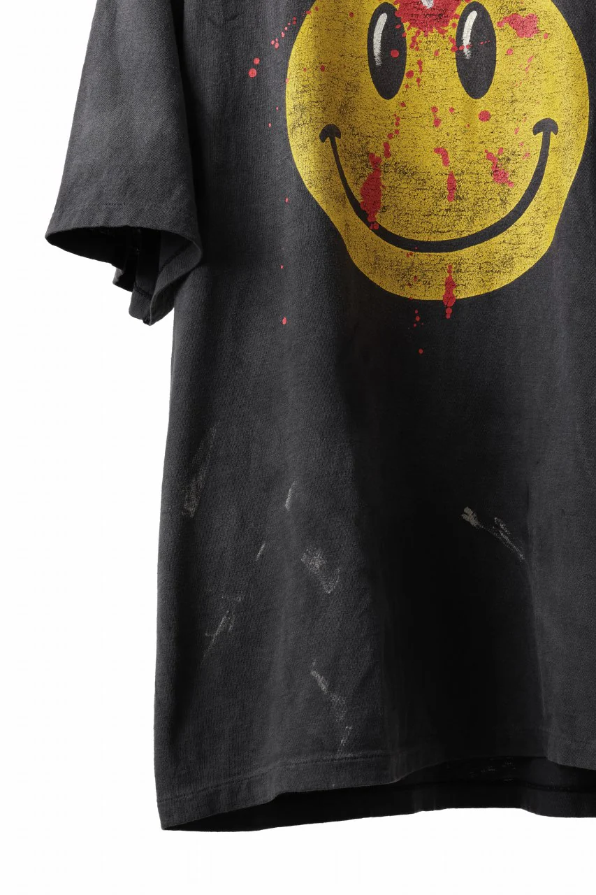 READYMADE S/S SMILE T-SHIRT (BLACK) - Image 8