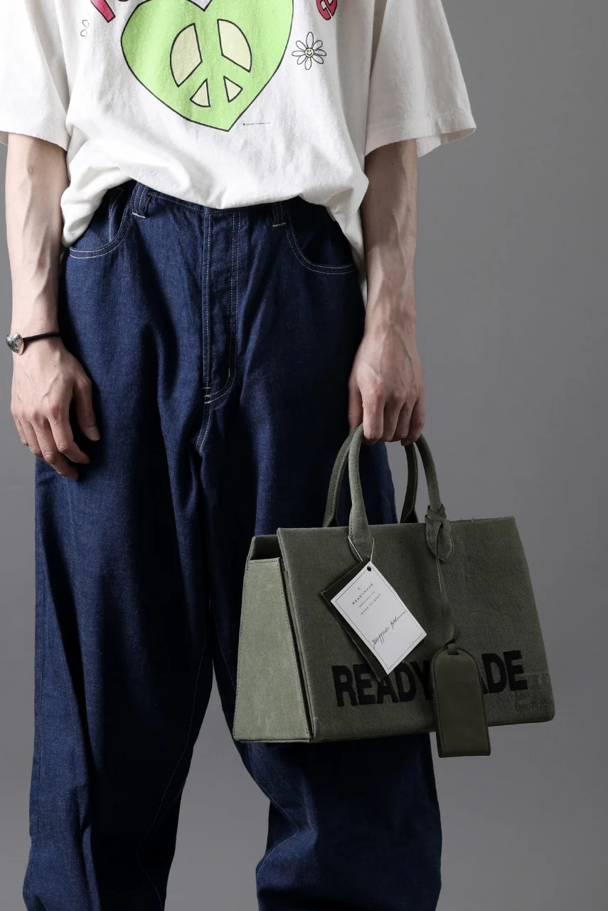 READYMADE SHOPPING BAG 30 LOGO (KHAKI) - Image 16
