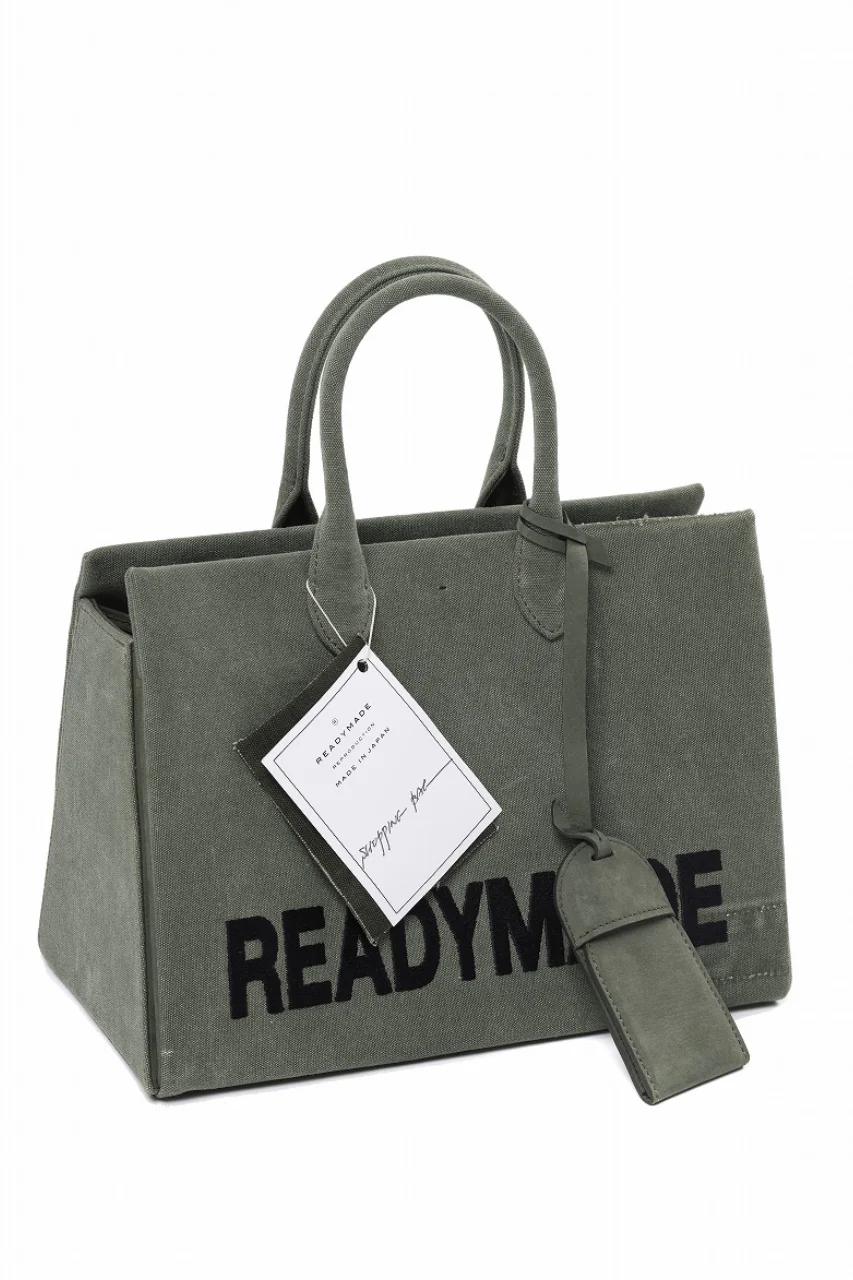 READYMADE SHOPPING BAG 30 LOGO (KHAKI) - Image 2