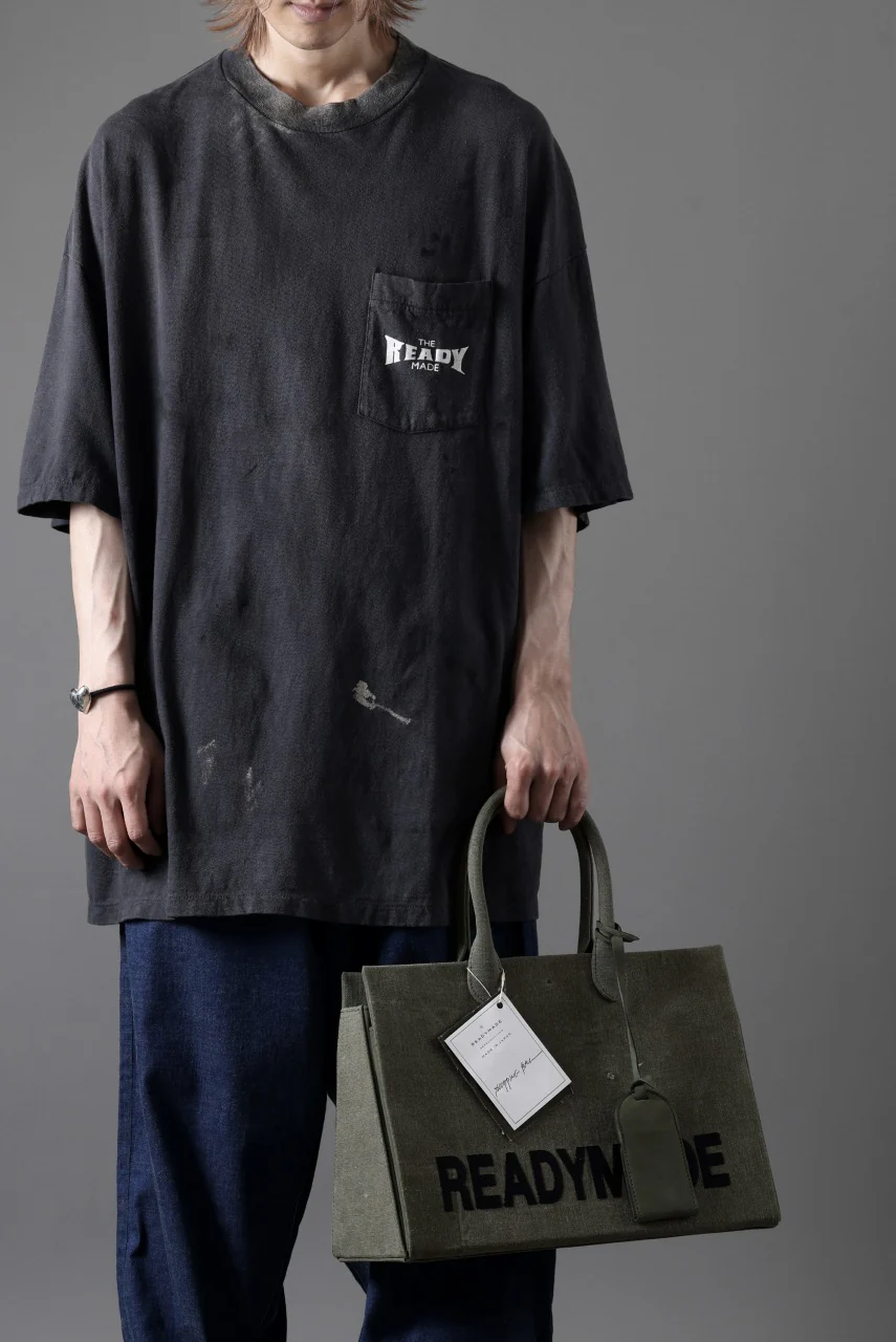 READYMADE SHOPPING BAG 35 LOGO (KHAKI) - Image 16