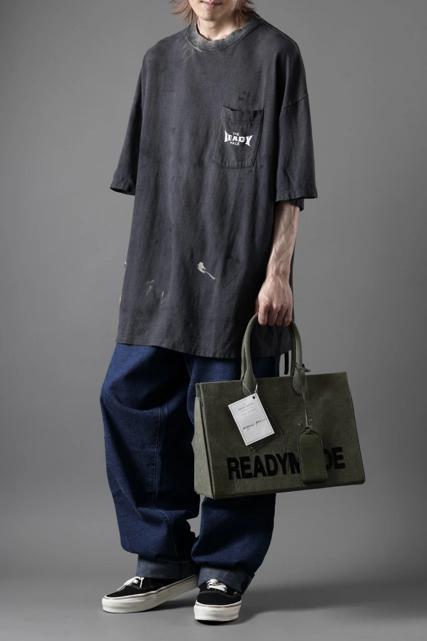 READYMADE SHOPPING BAG 35 LOGO (KHAKI) - Image 23