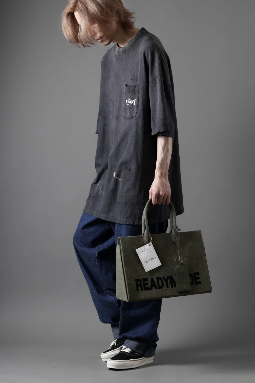 READYMADE SHOPPING BAG 35 LOGO (KHAKI) - Image 24