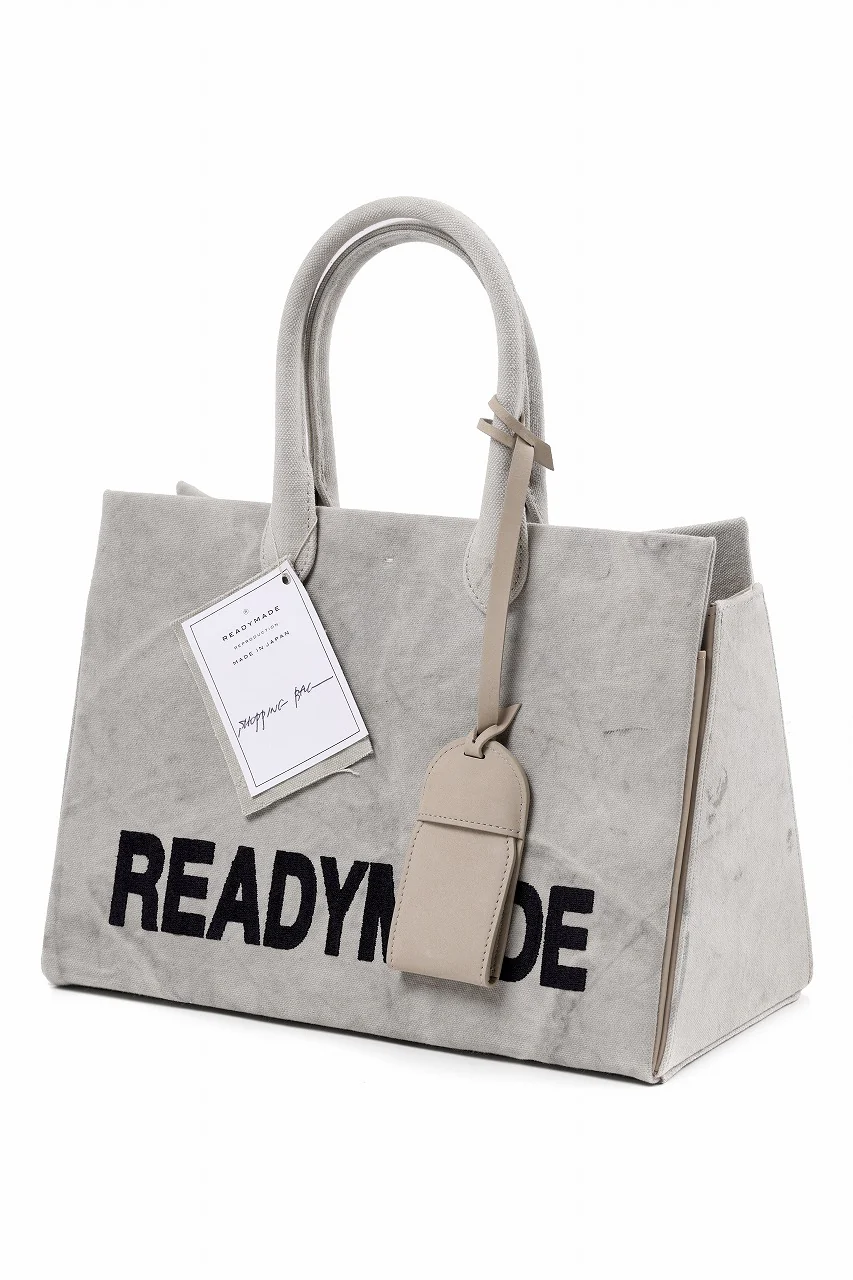 READYMADE SHOPPING BAG 35 LOGO (WHITE) - Image 2