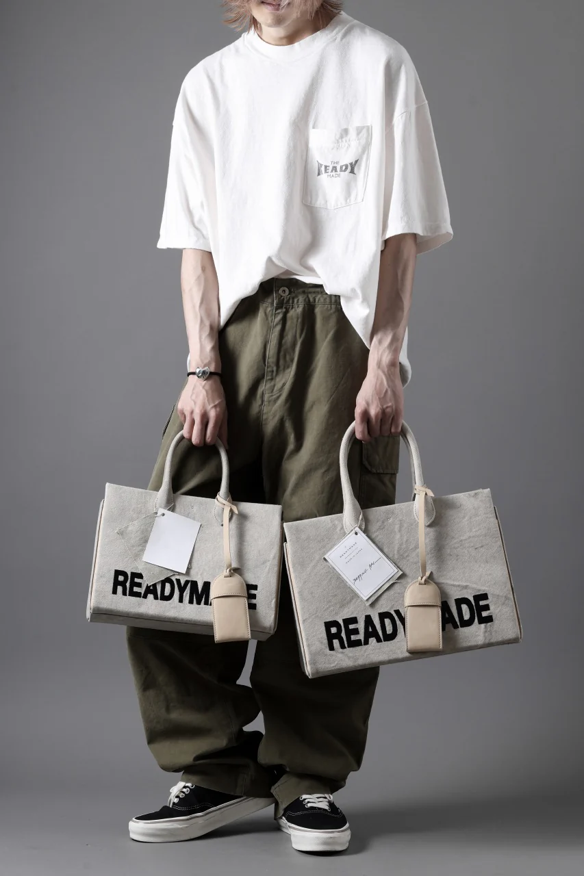 READYMADE SHOPPING BAG 35 LOGO (WHITE) - Image 22