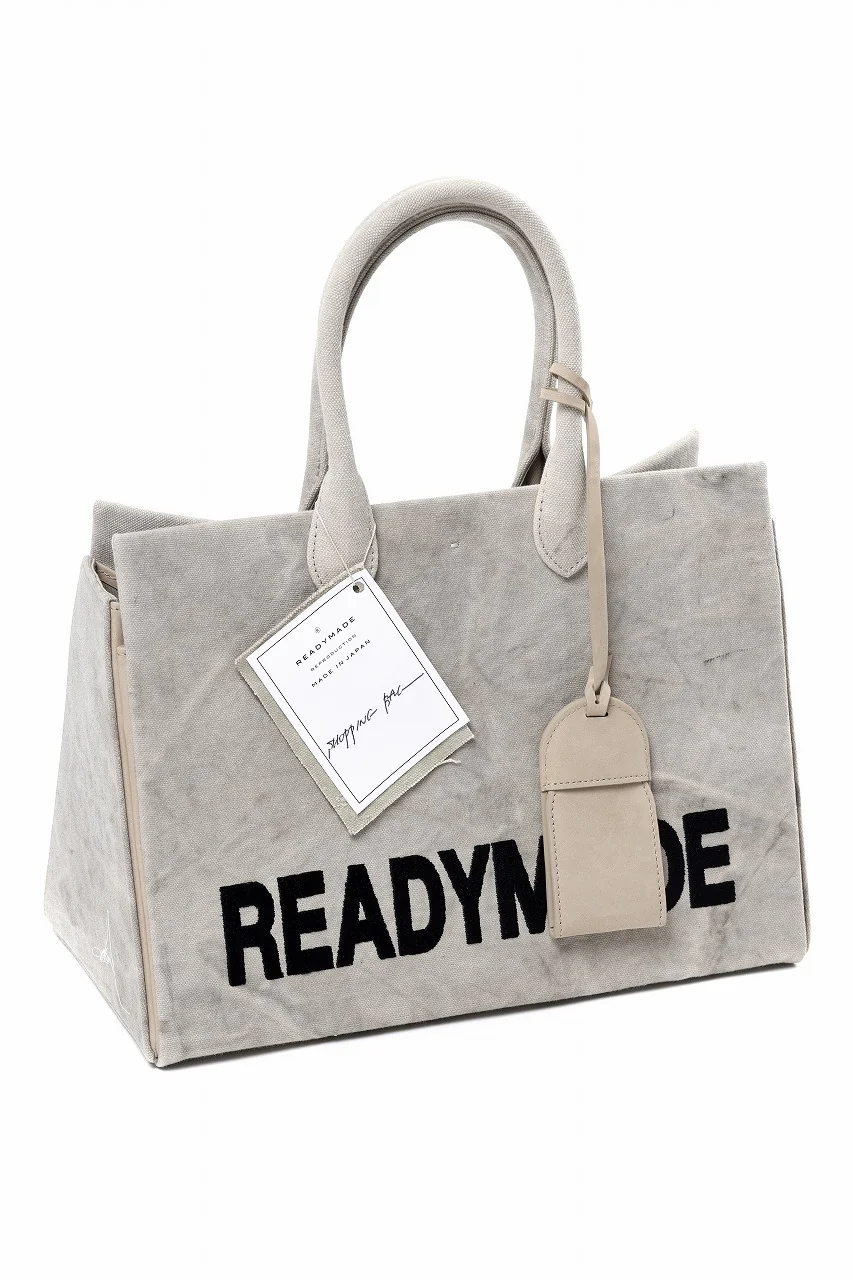 READYMADE SHOPPING BAG 35 LOGO (WHITE) - Image 3