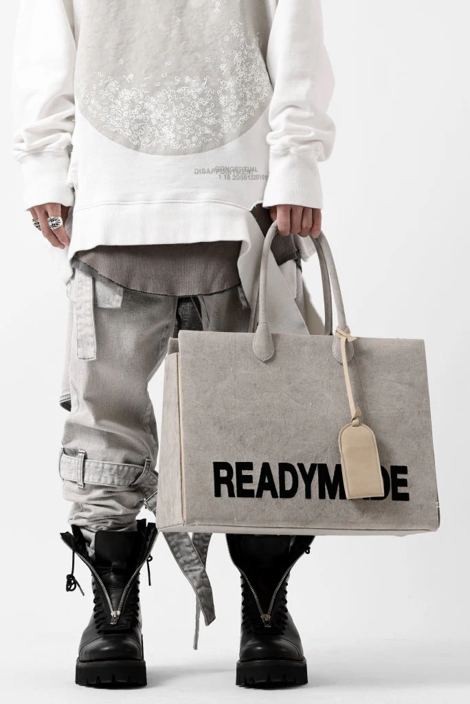 READYMADE SHOPPING BAG 40 LOGO (WHITE) - Image 2
