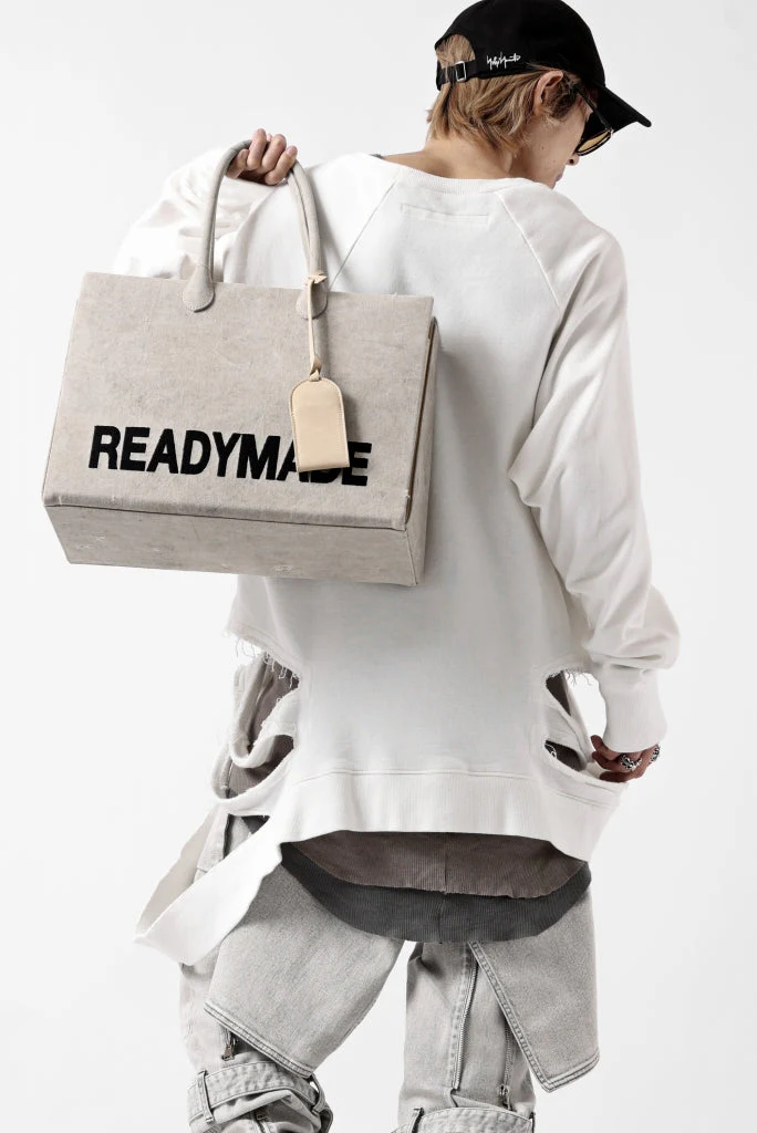 READYMADE SHOPPING BAG 40 LOGO (WHITE) - Image 3