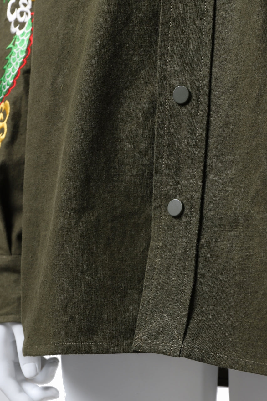 READYMADE SKA SHIRT-JACKET (KHAKI GREEN) - Image 37