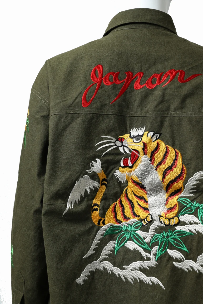 READYMADE SKA SHIRT-JACKET (KHAKI GREEN) - Image 41