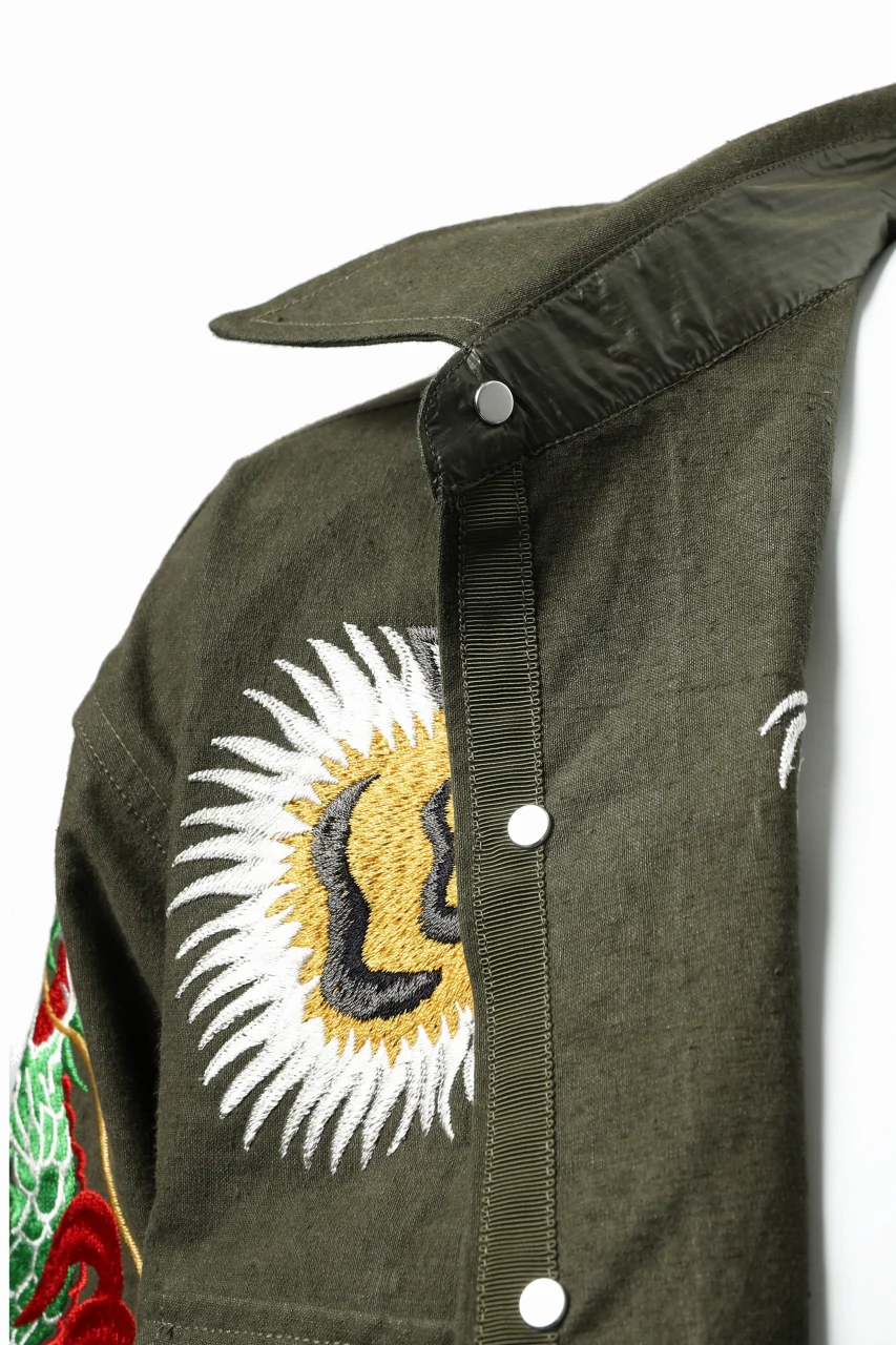 READYMADE SKA SHIRT-JACKET (KHAKI GREEN) - Image 43