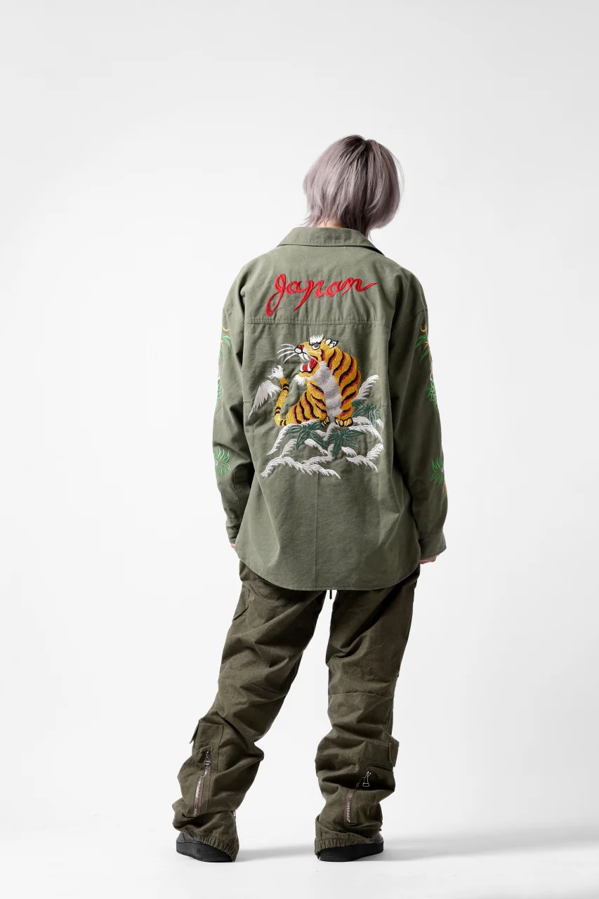 READYMADE SKA SHIRT-JACKET (KHAKI GREEN) - Image 51