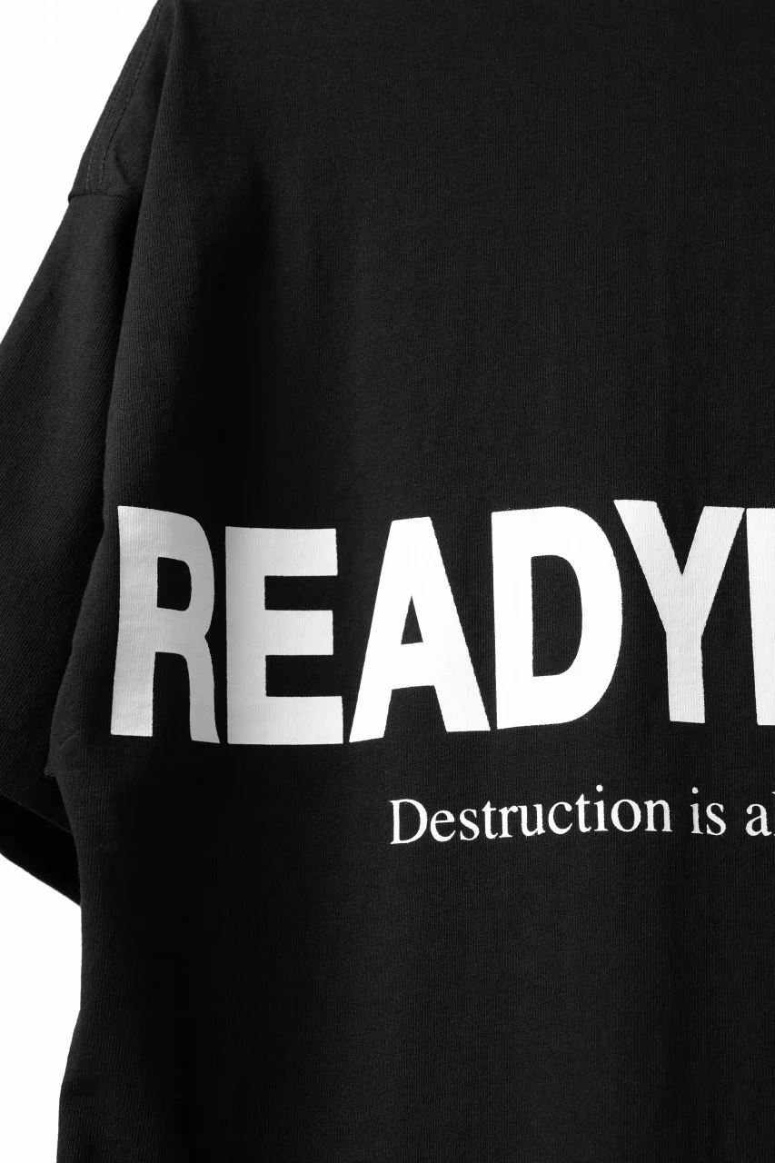READYMADE SMILE & LOGO SHORT SLEEVE T-SHIRT (BLACK) - Image 12