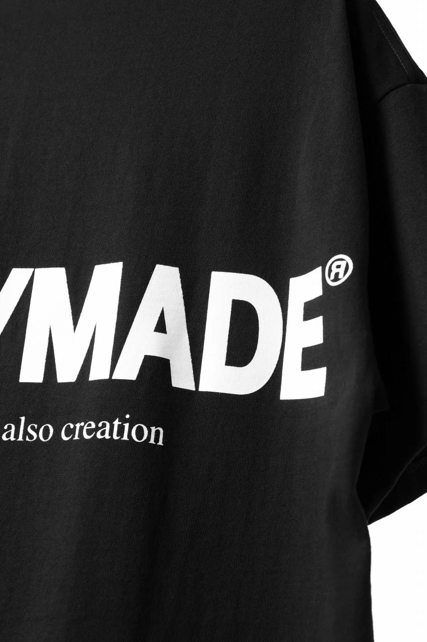 READYMADE SMILE & LOGO SHORT SLEEVE T-SHIRT (BLACK) - Image 13