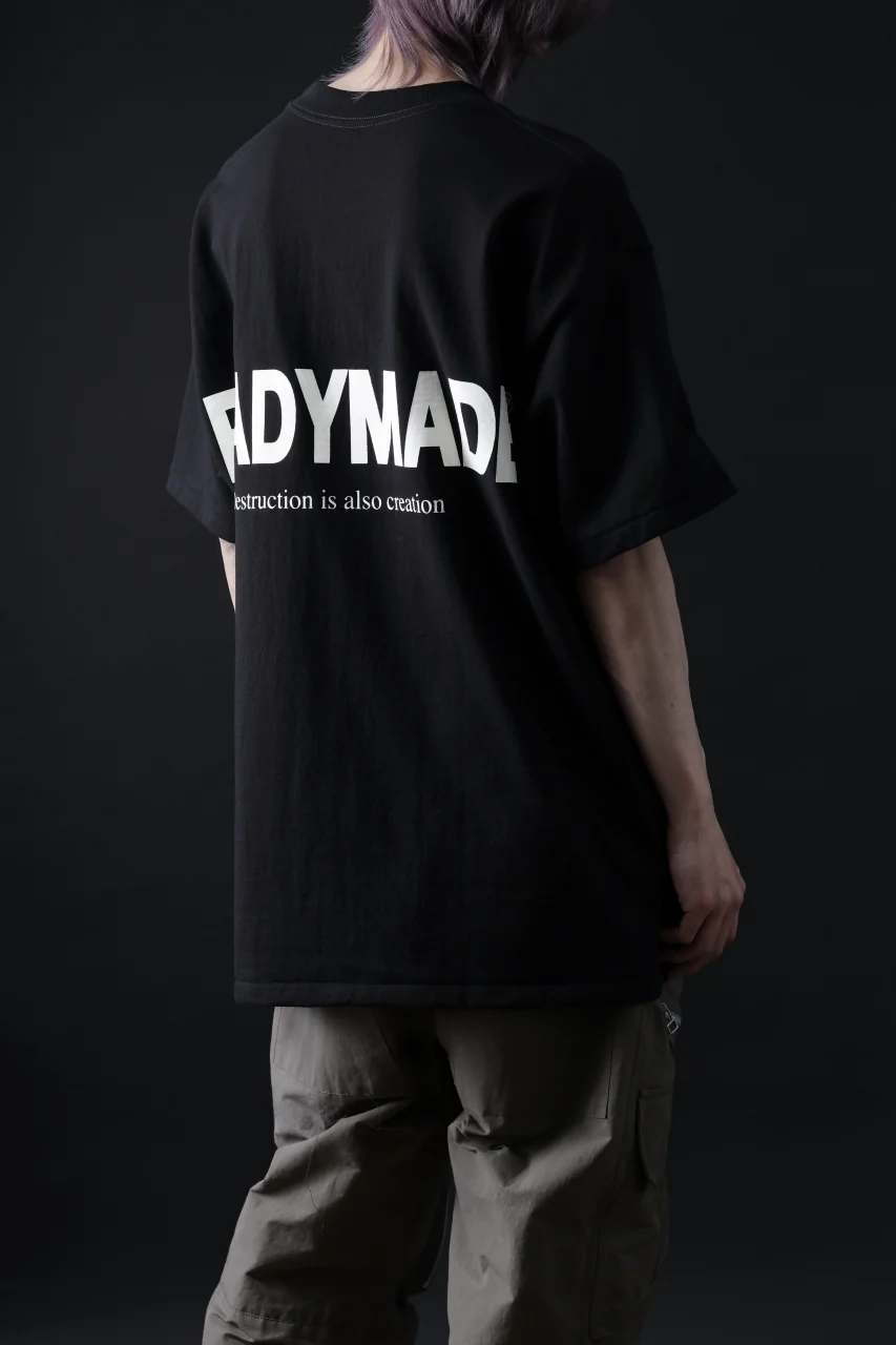 READYMADE SMILE & LOGO SHORT SLEEVE T-SHIRT (BLACK) - Image 16