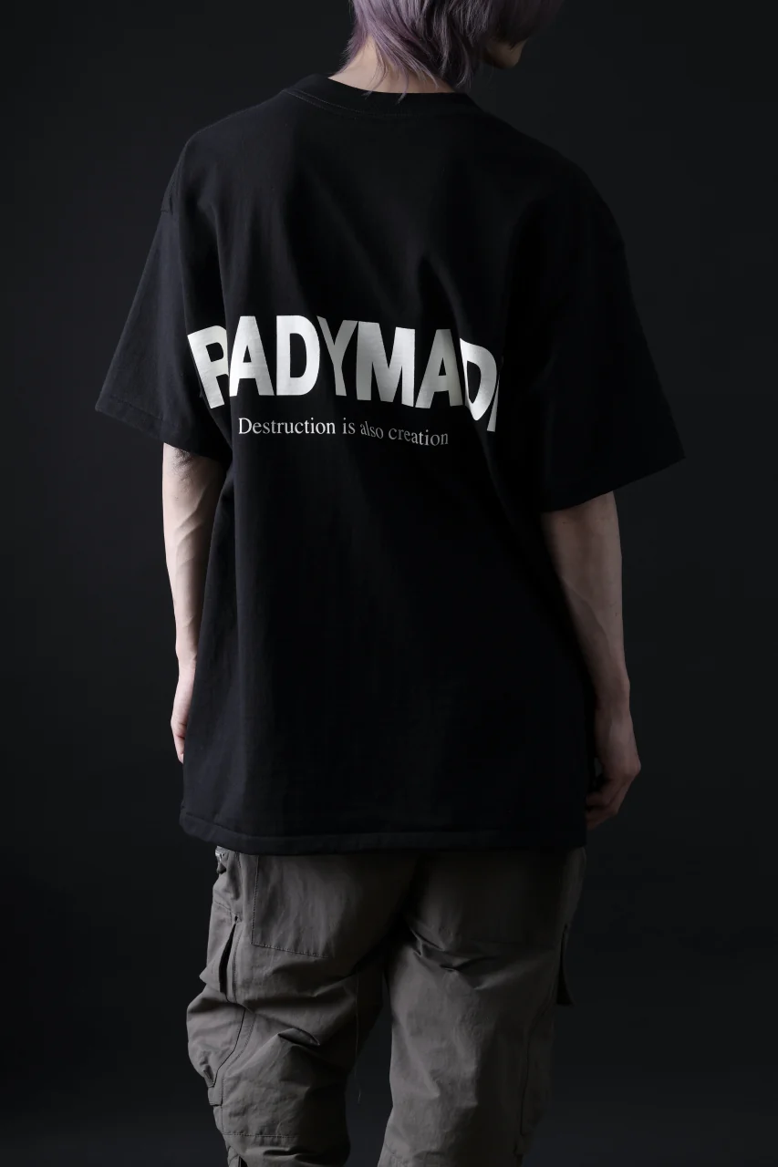READYMADE SMILE & LOGO SHORT SLEEVE T-SHIRT (BLACK) - Image 2