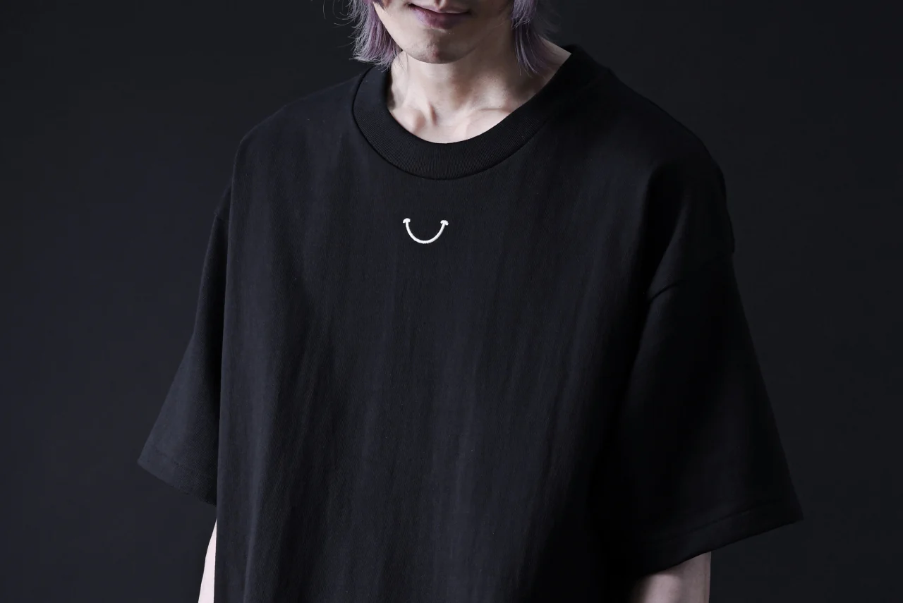 READYMADE SMILE & LOGO SHORT SLEEVE T-SHIRT (BLACK) - Image 22