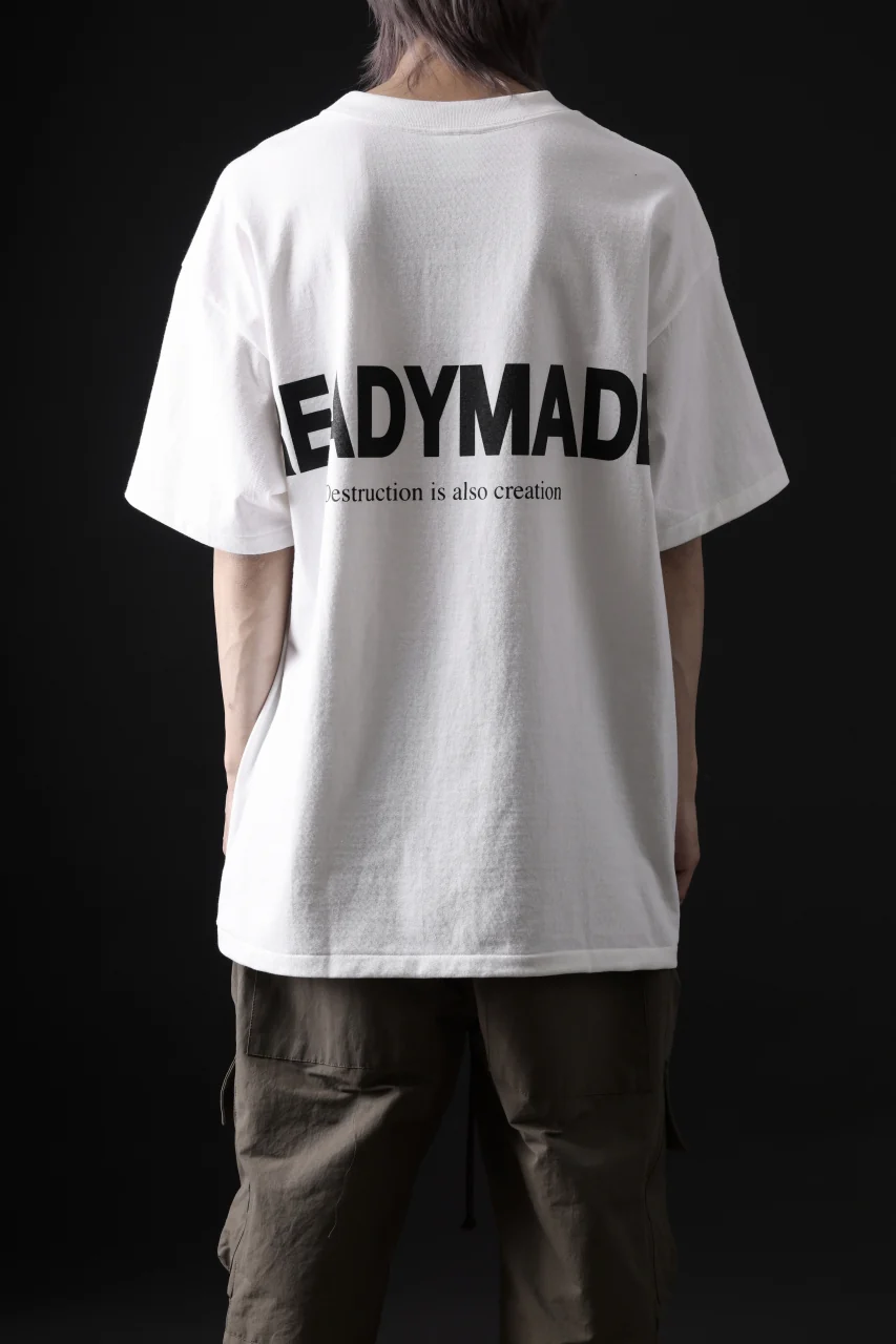 READYMADE SMILE & LOGO SHORT SLEEVE T-SHIRT (WHITE) - Image 18