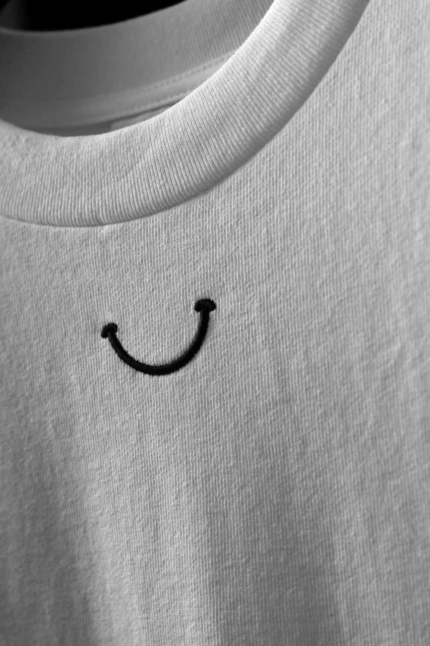 READYMADE SMILE & LOGO SHORT SLEEVE T-SHIRT (WHITE) - Image 6