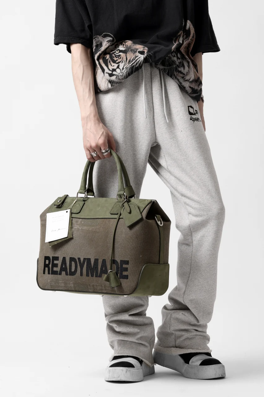 READYMADE SWEAT FLARE PANTS MENS (GRAY) - Image 13