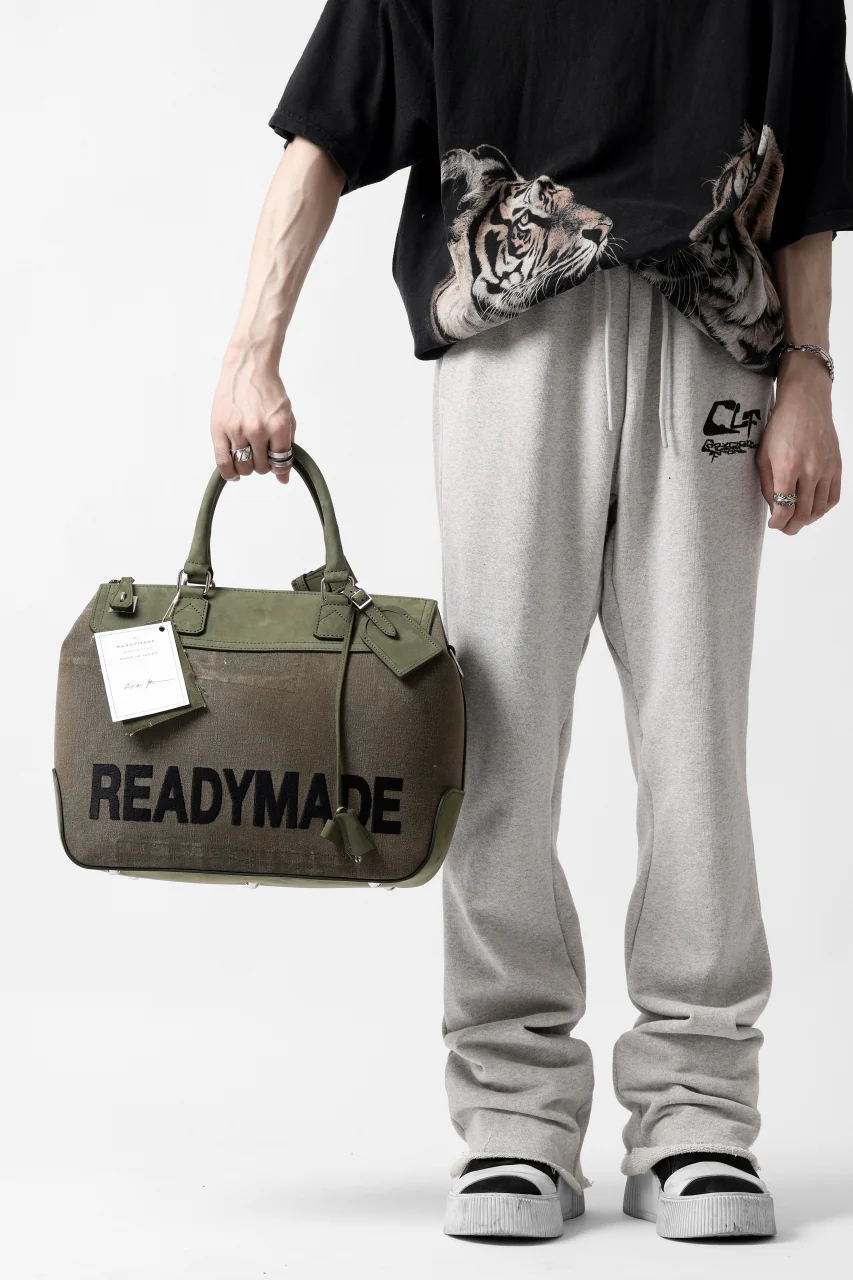 READYMADE SWEAT FLARE PANTS MENS (GRAY) - Image 16