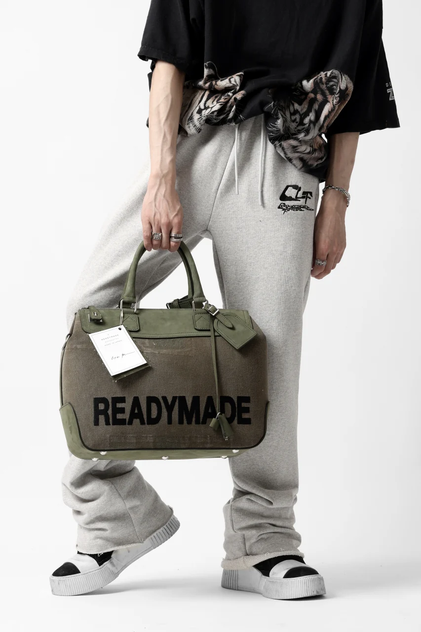 READYMADE SWEAT FLARE PANTS MENS (GRAY) - Image 18