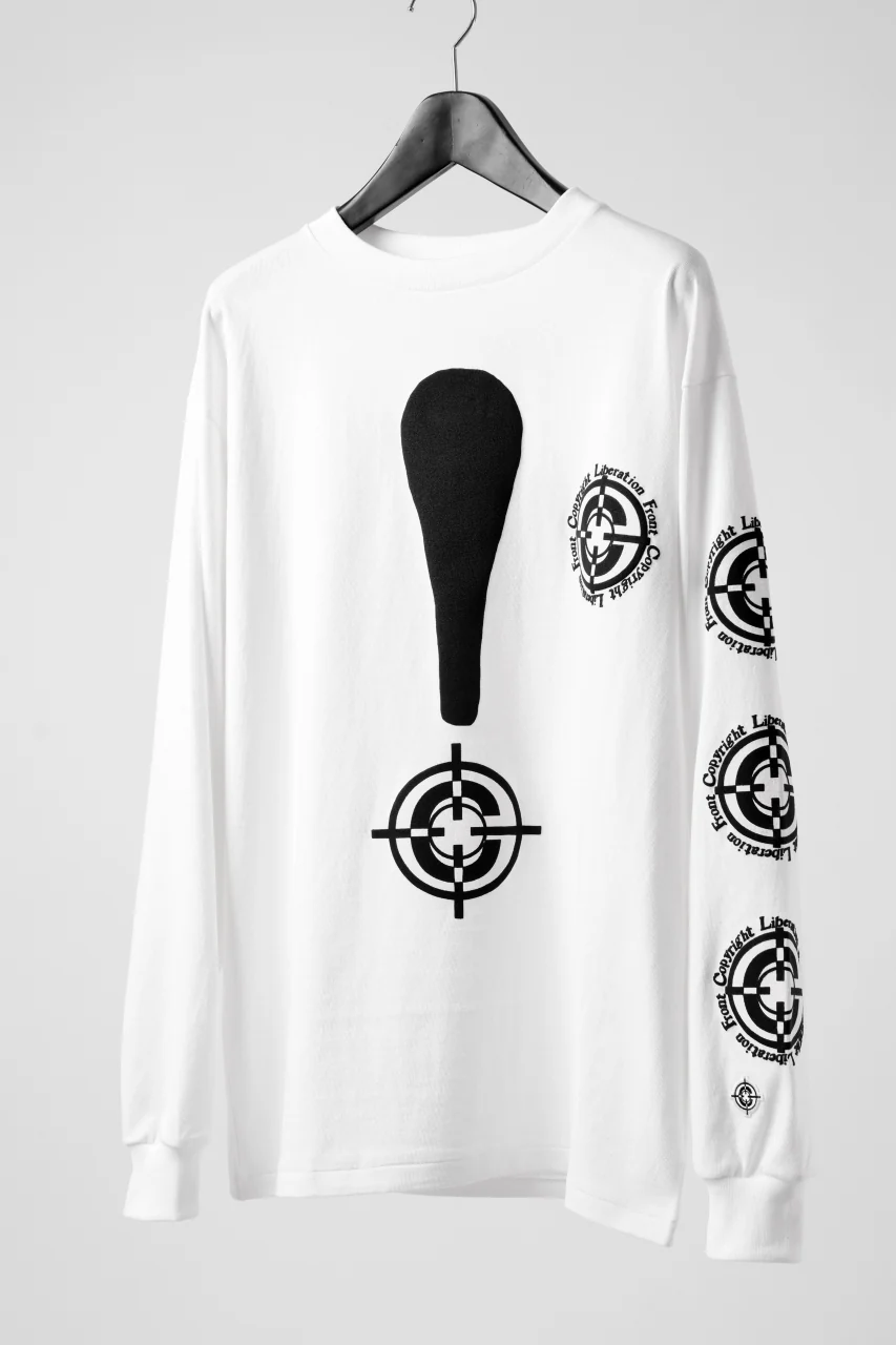 READYMADE TARGET / SMILE LS TEE (WHITE) - Image 3