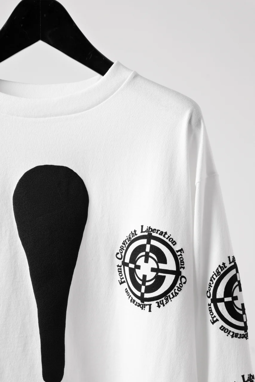 READYMADE TARGET / SMILE LS TEE (WHITE) - Image 4