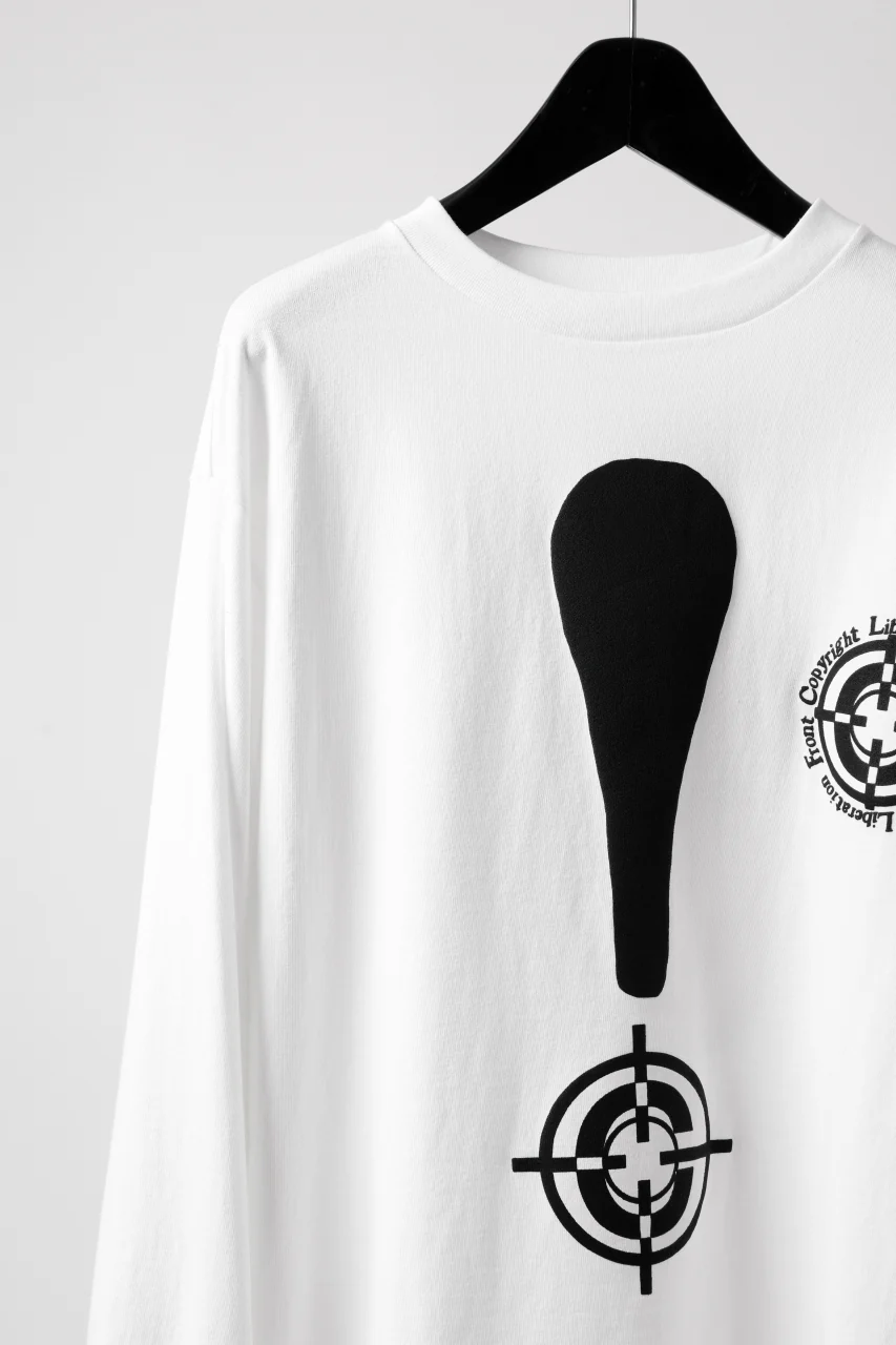READYMADE TARGET / SMILE LS TEE (WHITE) - Image 6