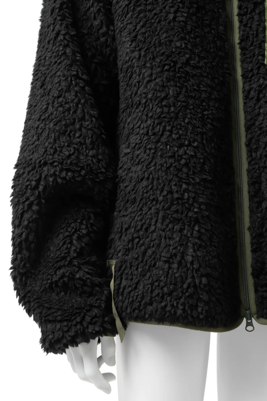 READYMADE TEDDY JACKET (BLACK) - Image 10