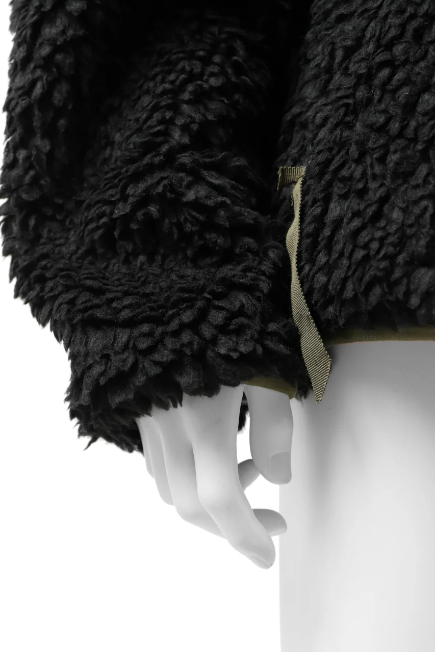 READYMADE TEDDY JACKET (BLACK) - Image 11