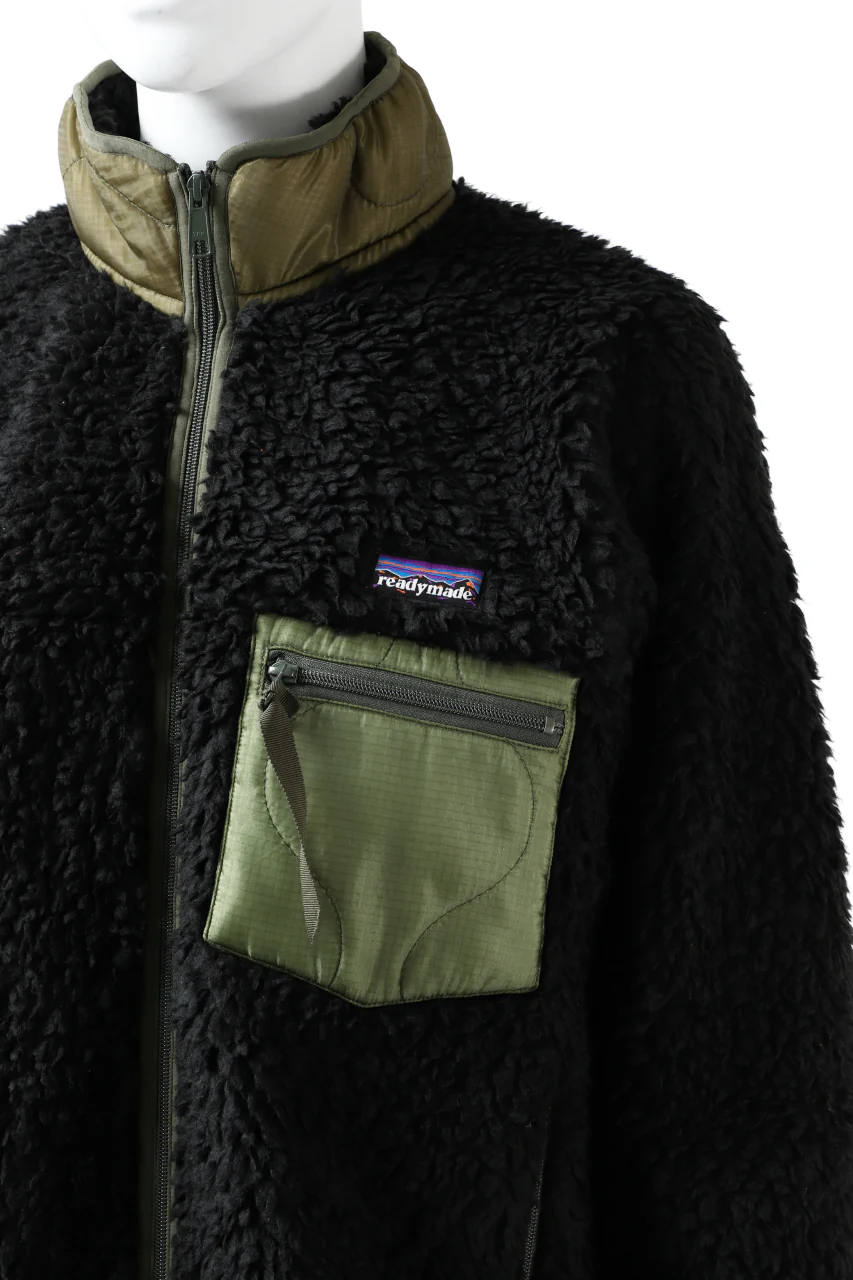 READYMADE TEDDY JACKET (BLACK) - Image 12