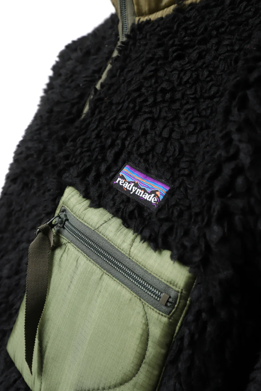 READYMADE TEDDY JACKET (BLACK) - Image 14