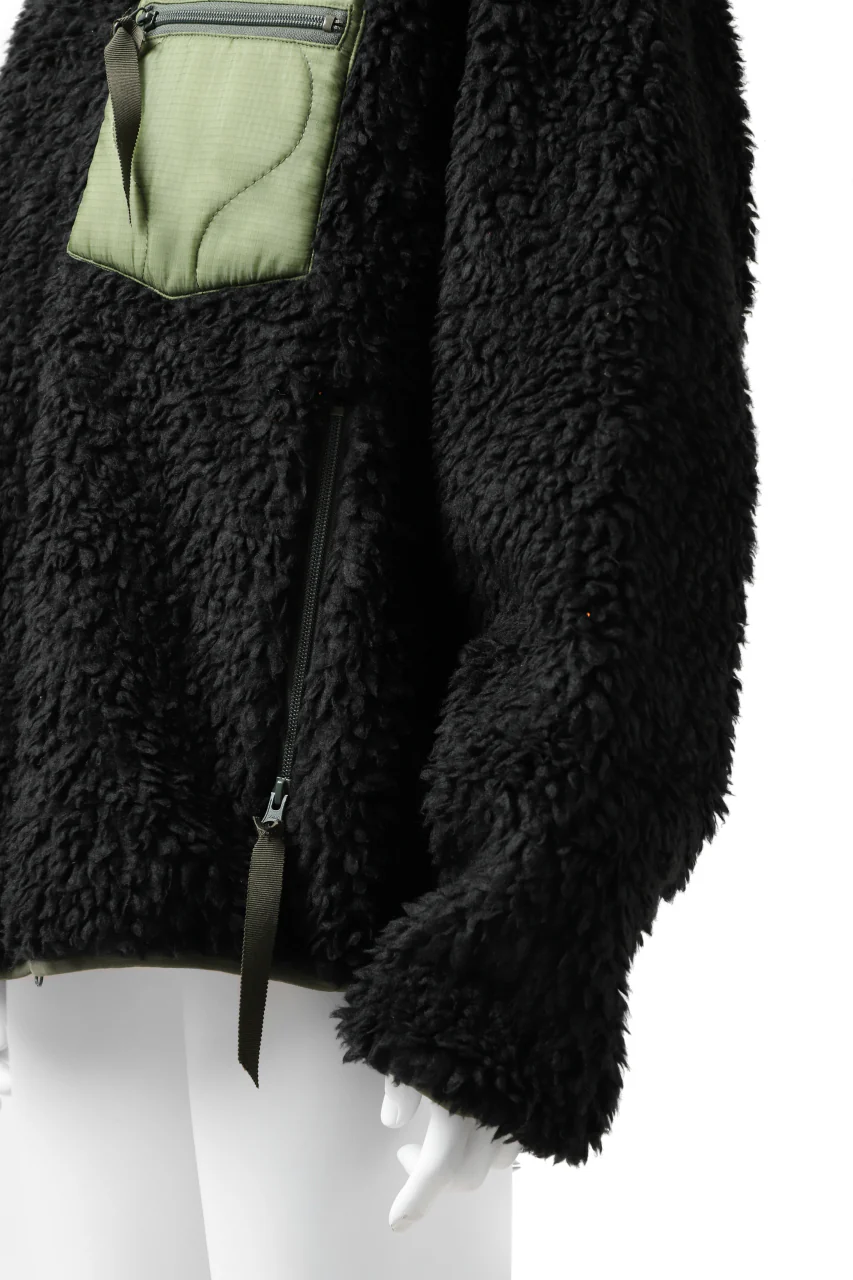 READYMADE TEDDY JACKET (BLACK) - Image 17