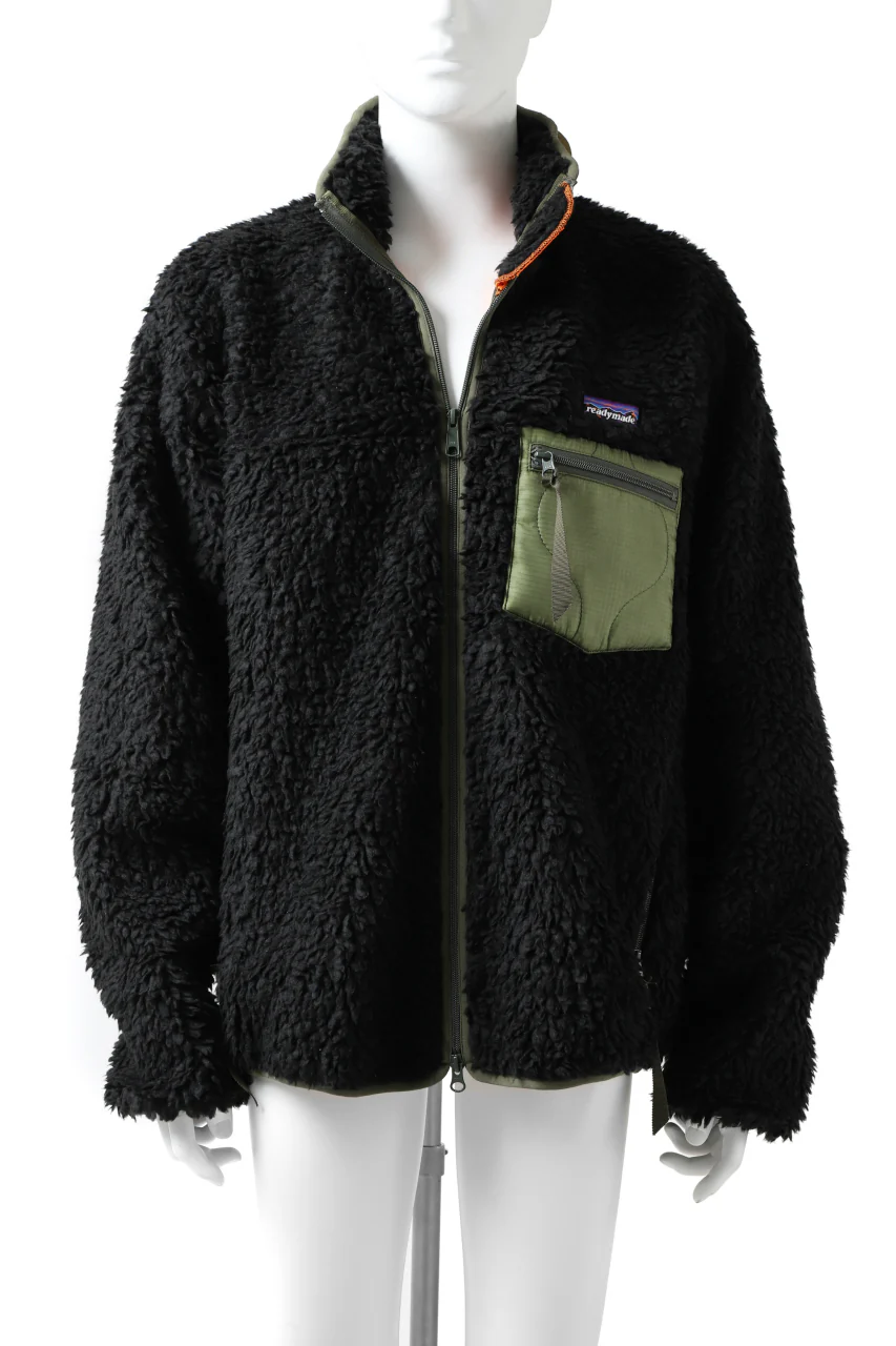 READYMADE TEDDY JACKET (BLACK) - Image 2