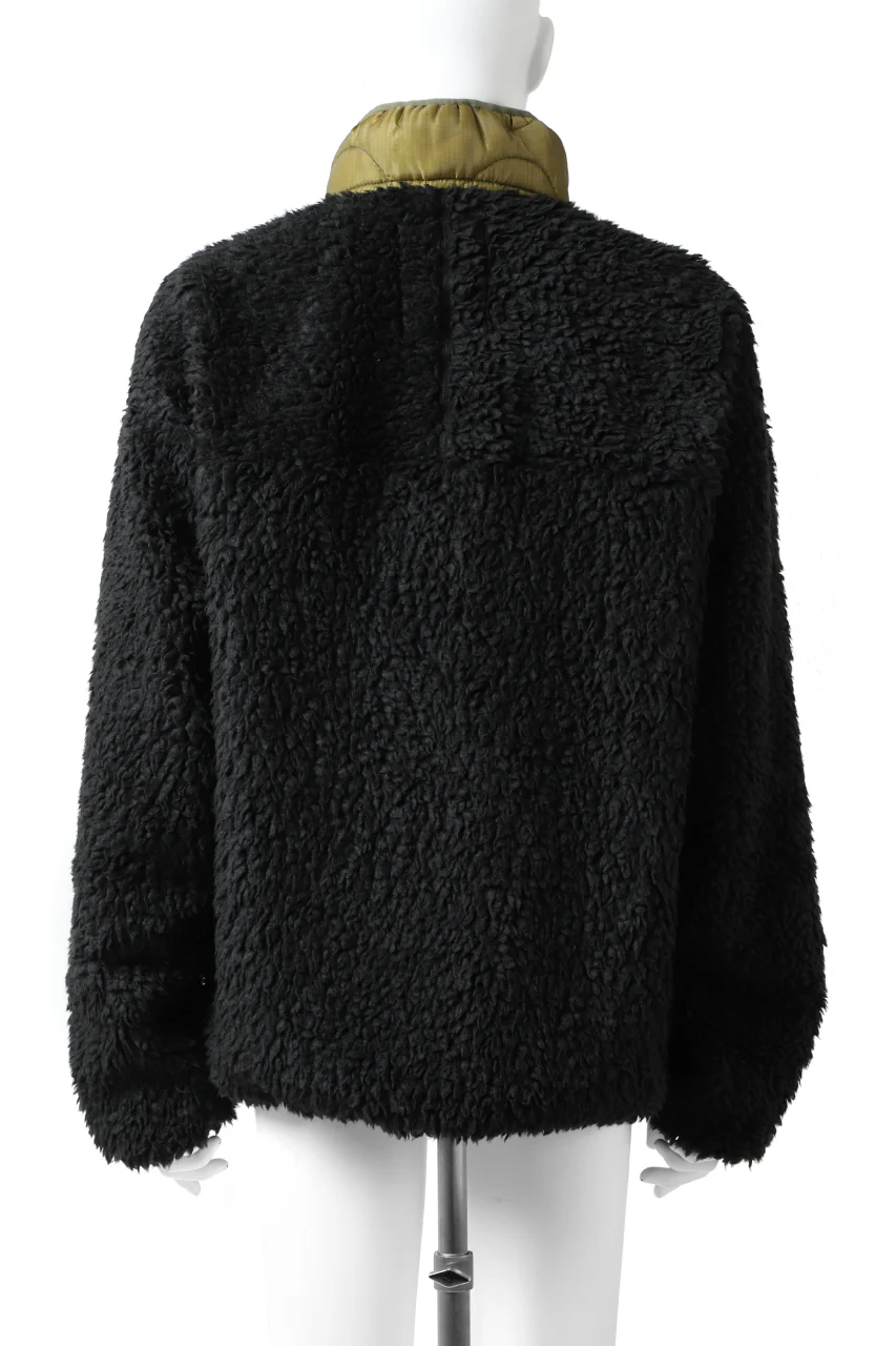 READYMADE TEDDY JACKET (BLACK) - Image 8