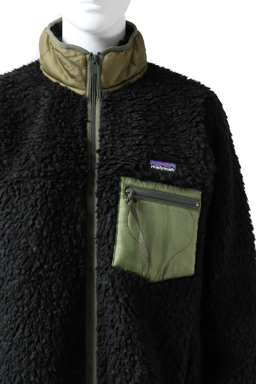 READYMADE TEDDY JACKET (BLACK) - Image 9