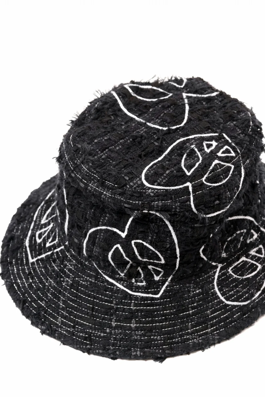 READYMADE TWEED BUCKET HAT (BLACK #A) - Image 2