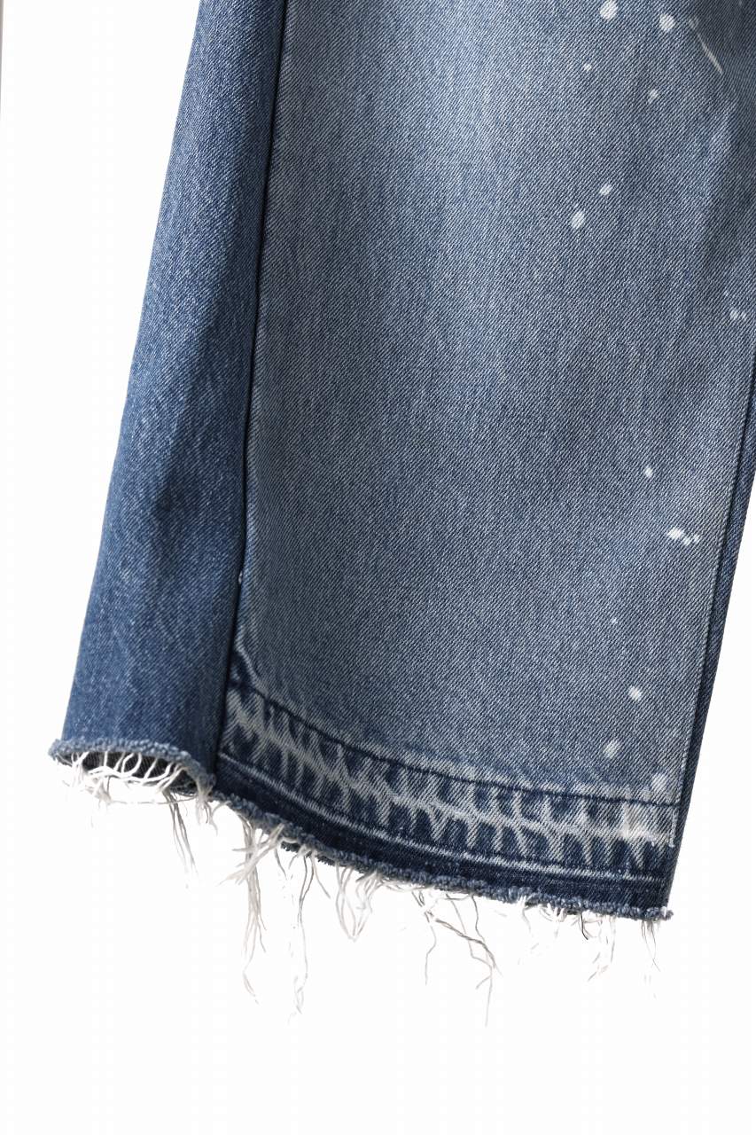 READYMADE WIDE FLARE DENIM PANTS / (BLUE #A) - Image 7