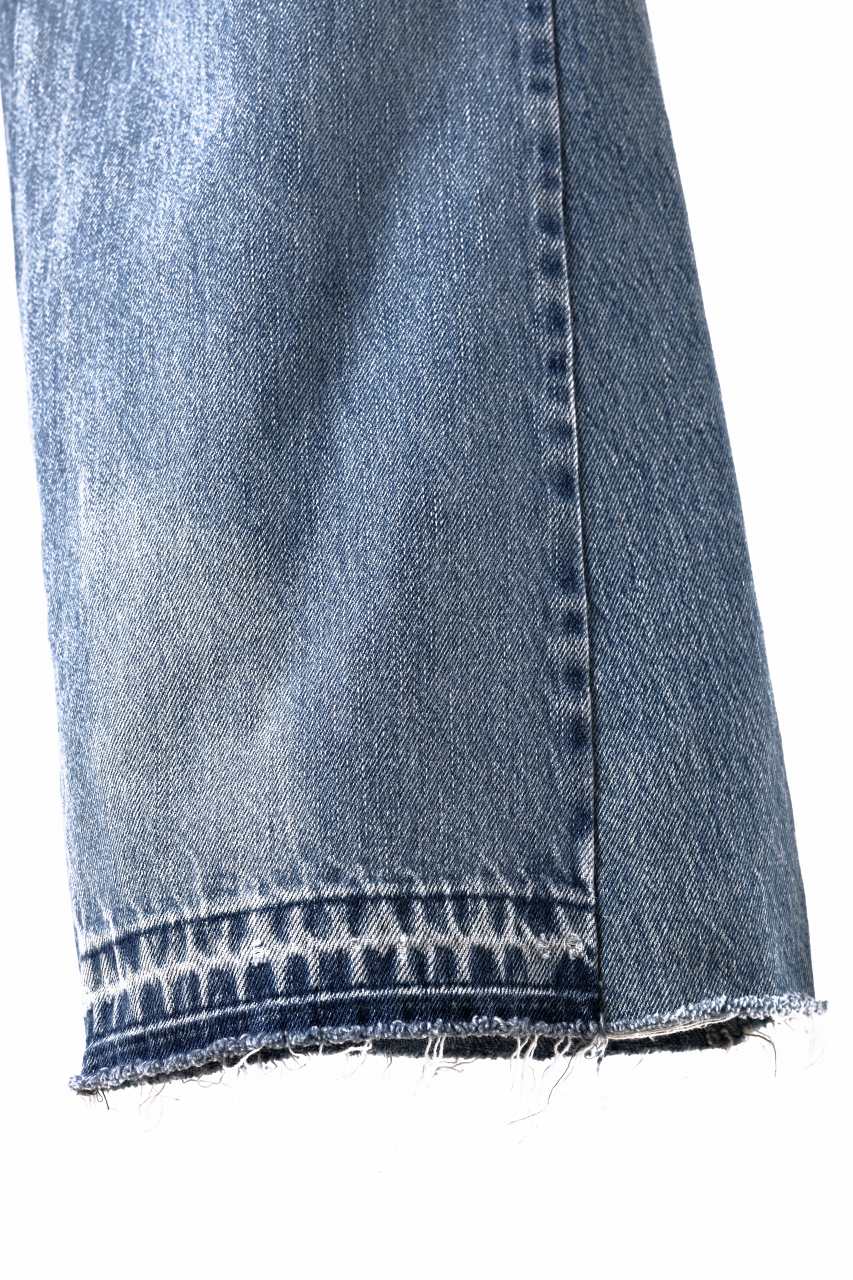 READYMADE WIDE FLARE DENIM PANTS / (BLUE #B) - Image 8