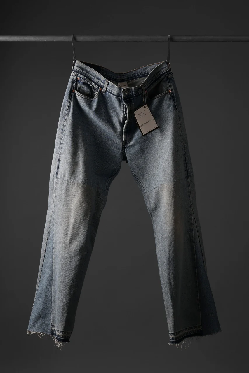 READYMADE WIDE FLARE DENIM PANTS / (BLUE #C) - Image 13