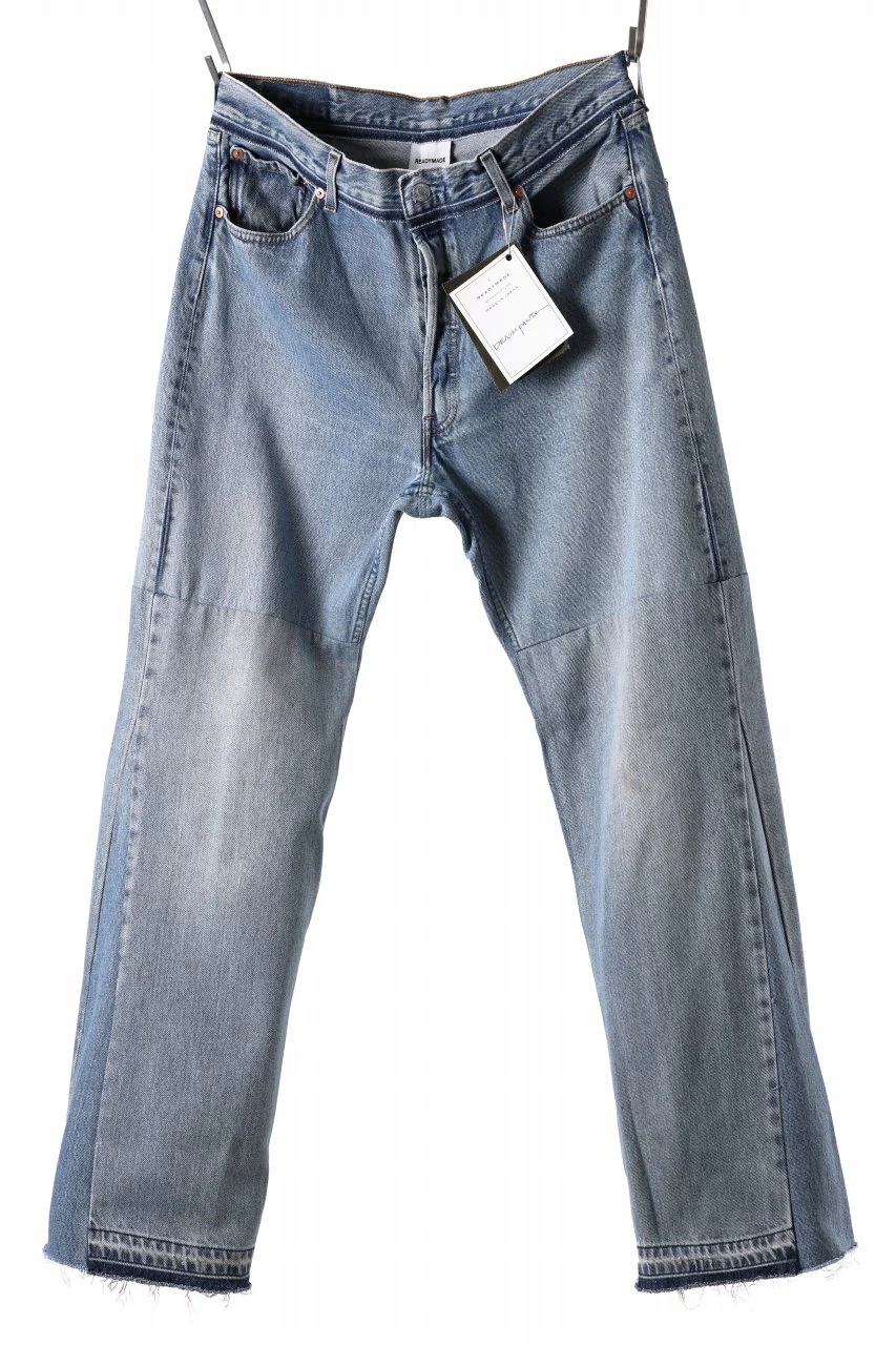 READYMADE WIDE FLARE DENIM PANTS / (BLUE #C) - Image 2