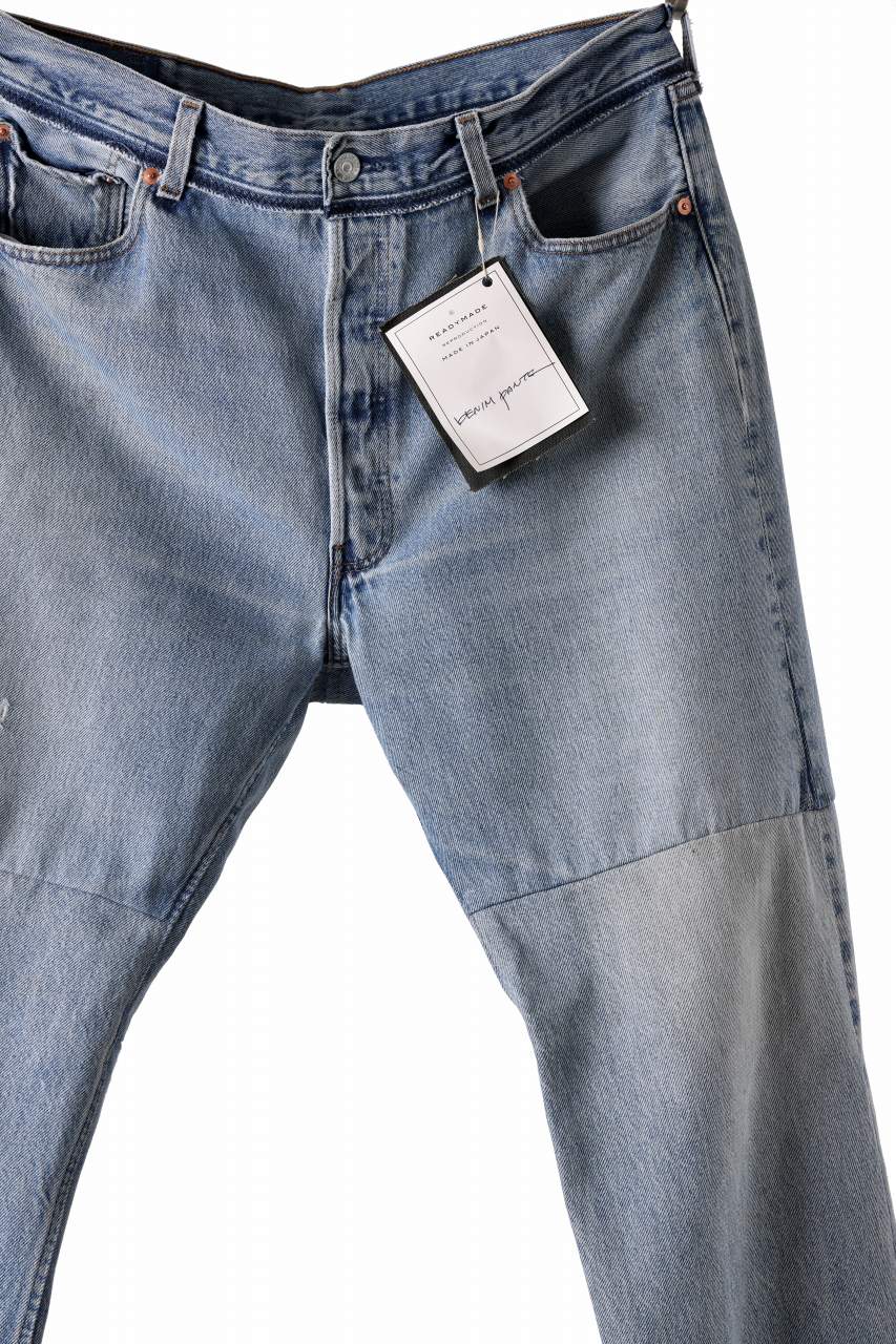 READYMADE WIDE FLARE DENIM PANTS / (BLUE #D) - Image 5