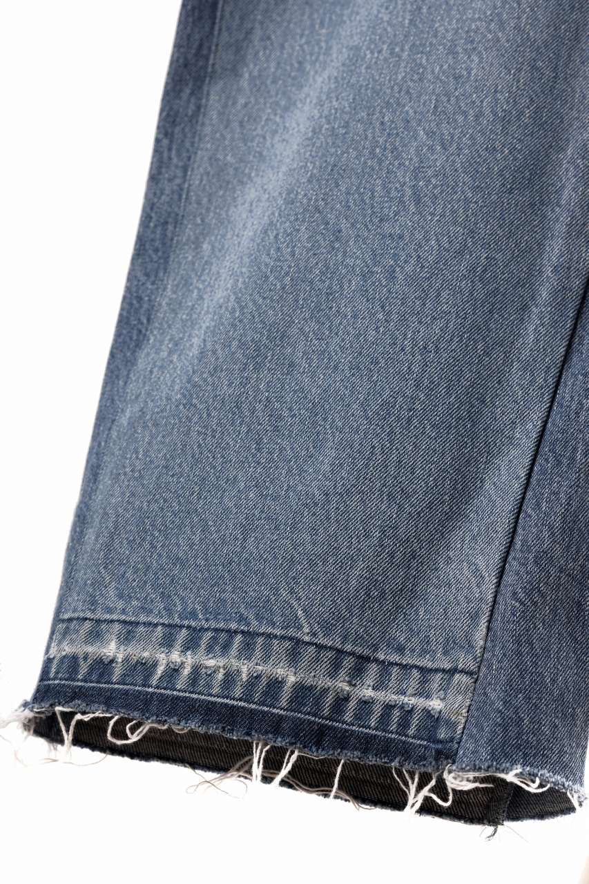 READYMADE WIDE FLARE DENIM PANTS / (BLUE #F) - Image 12