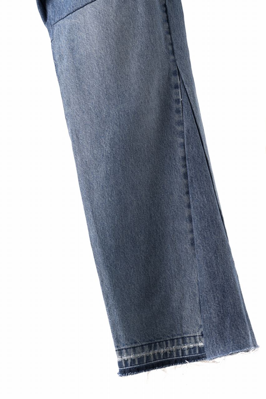READYMADE WIDE FLARE DENIM PANTS / (BLUE #F) - Image 7