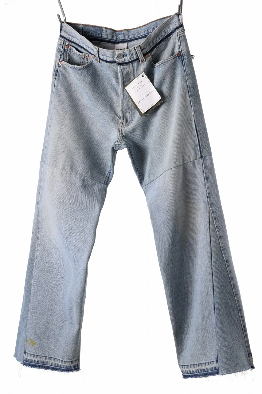 READYMADE WIDE FLARE DENIM PANTS / (BLUE #G) - Image 2