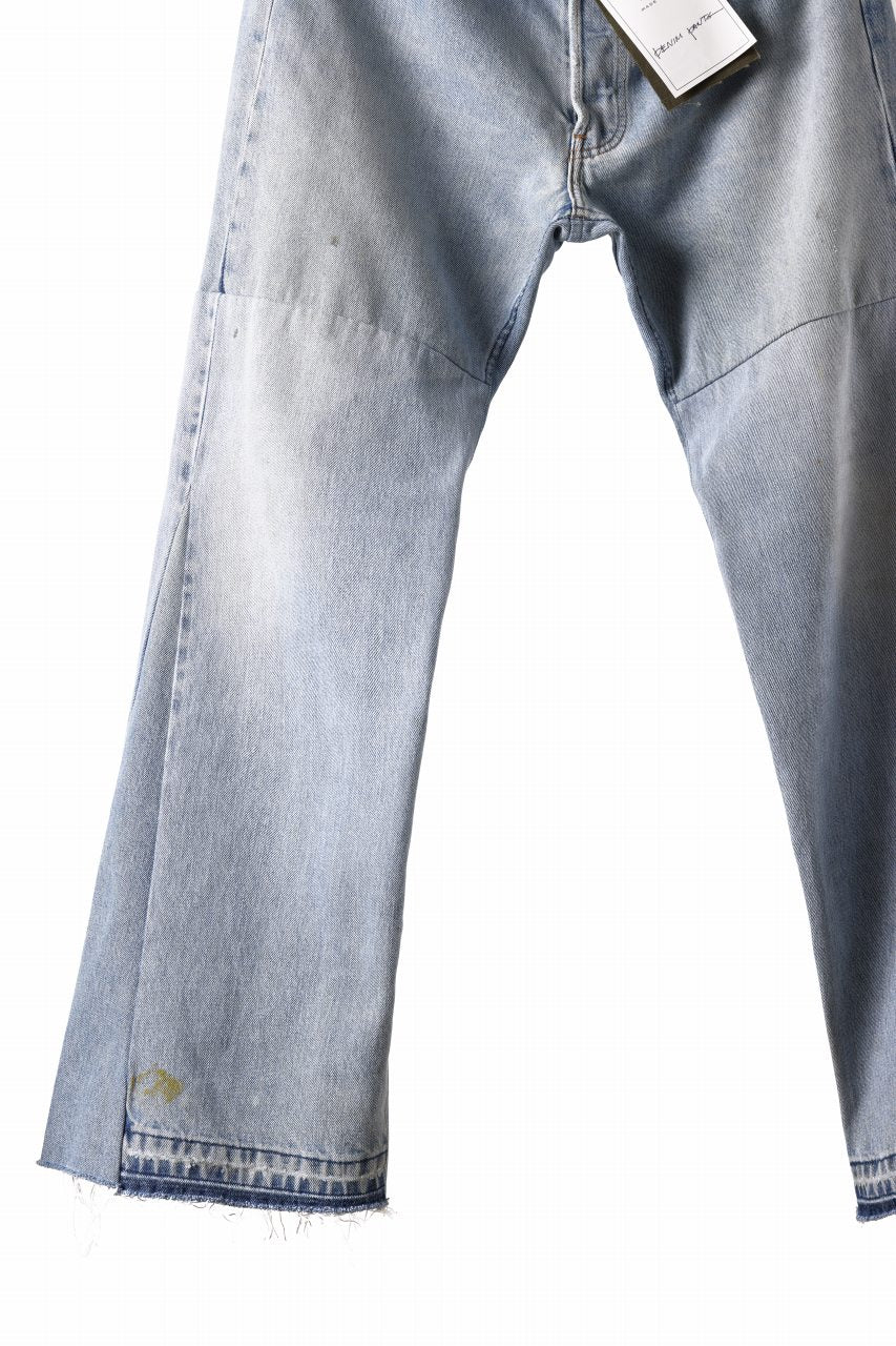 READYMADE WIDE FLARE DENIM PANTS / (BLUE #G) - Image 6