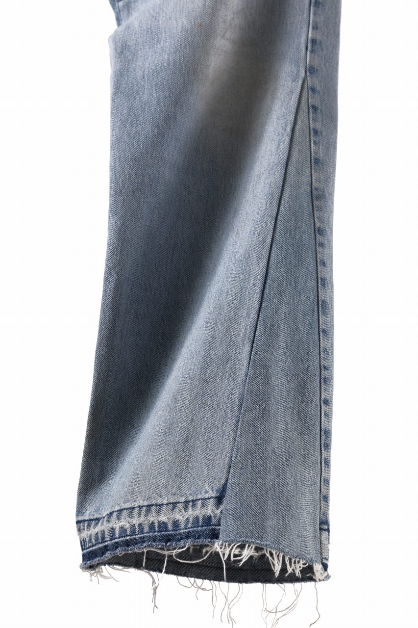 READYMADE WIDE FLARE DENIM PANTS / (BLUE #G) - Image 8